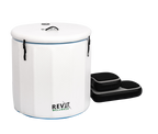 Cold Plunge Barrel with Inflatable Steps