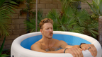 Cold Plunge Barrel with Inflatable Steps