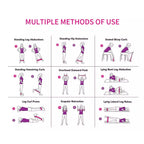 5-Pack: Precision Workout Yoga Fitness Exercise Bands Loops