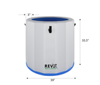 Cold Plunge Barrel with Inflatable Steps