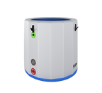 Cold Plunge Barrel with Inflatable Steps
